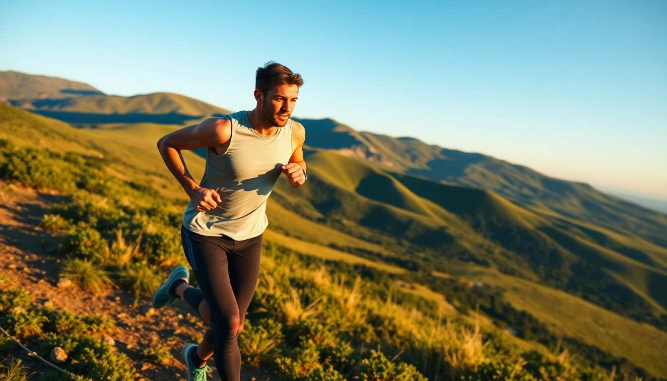 Techniques de course sur terrain vallonné
