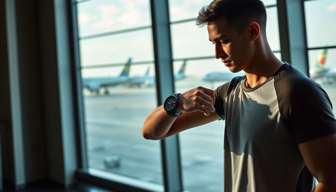 Gestion du décalage horaire avant une compétition sportive