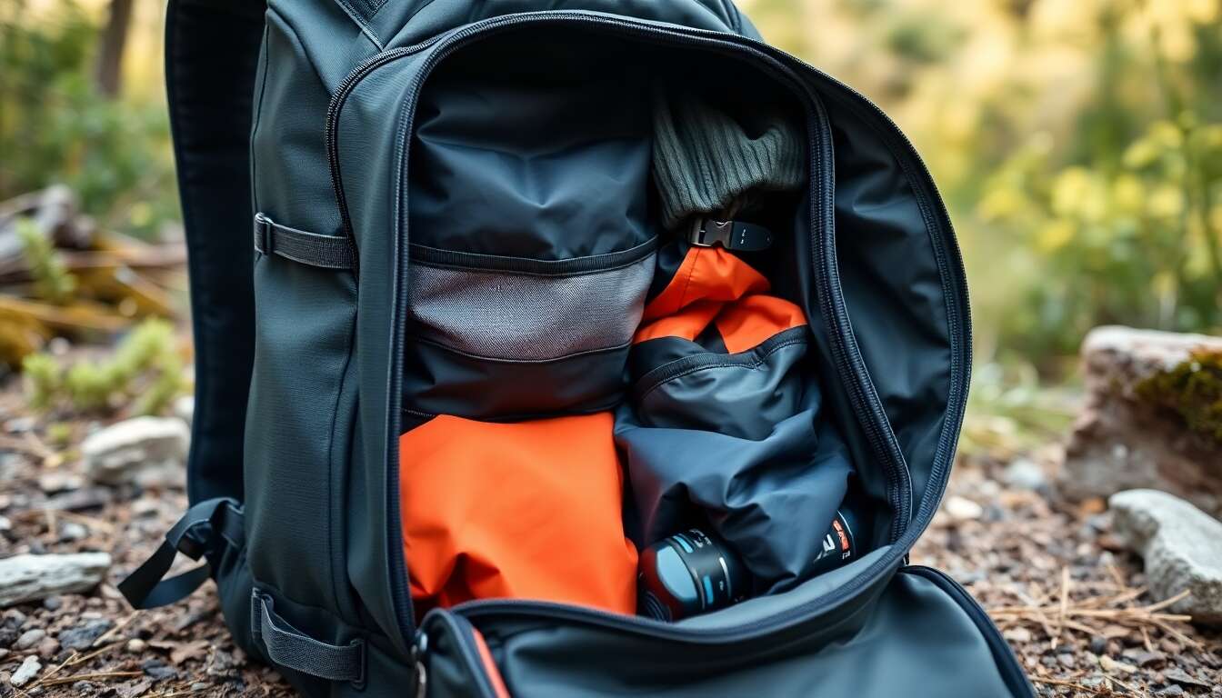 Optimiser l'espace de son sac à dos léger