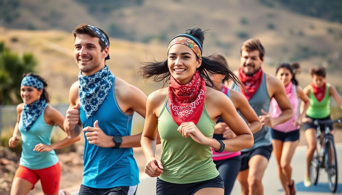 Bandanas sportifs : allier style et fonctionnalité