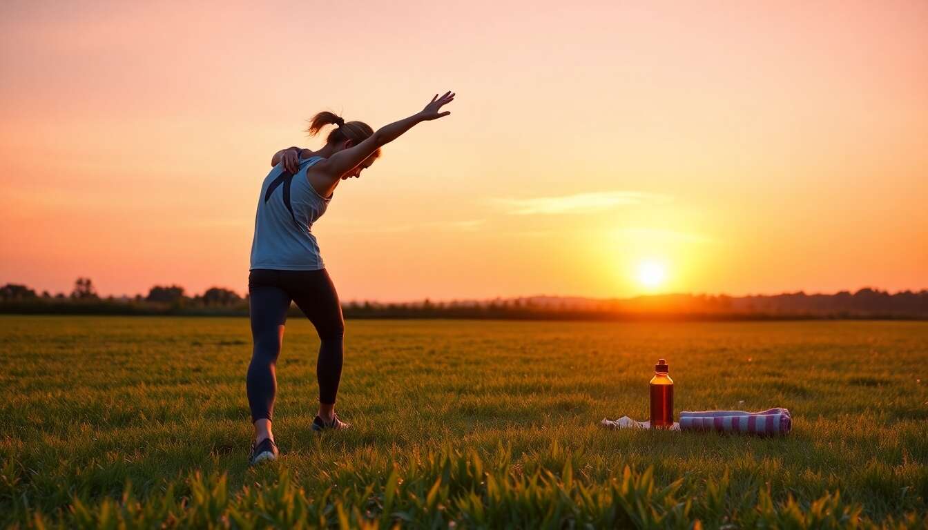 Récupération active après une séance intense
