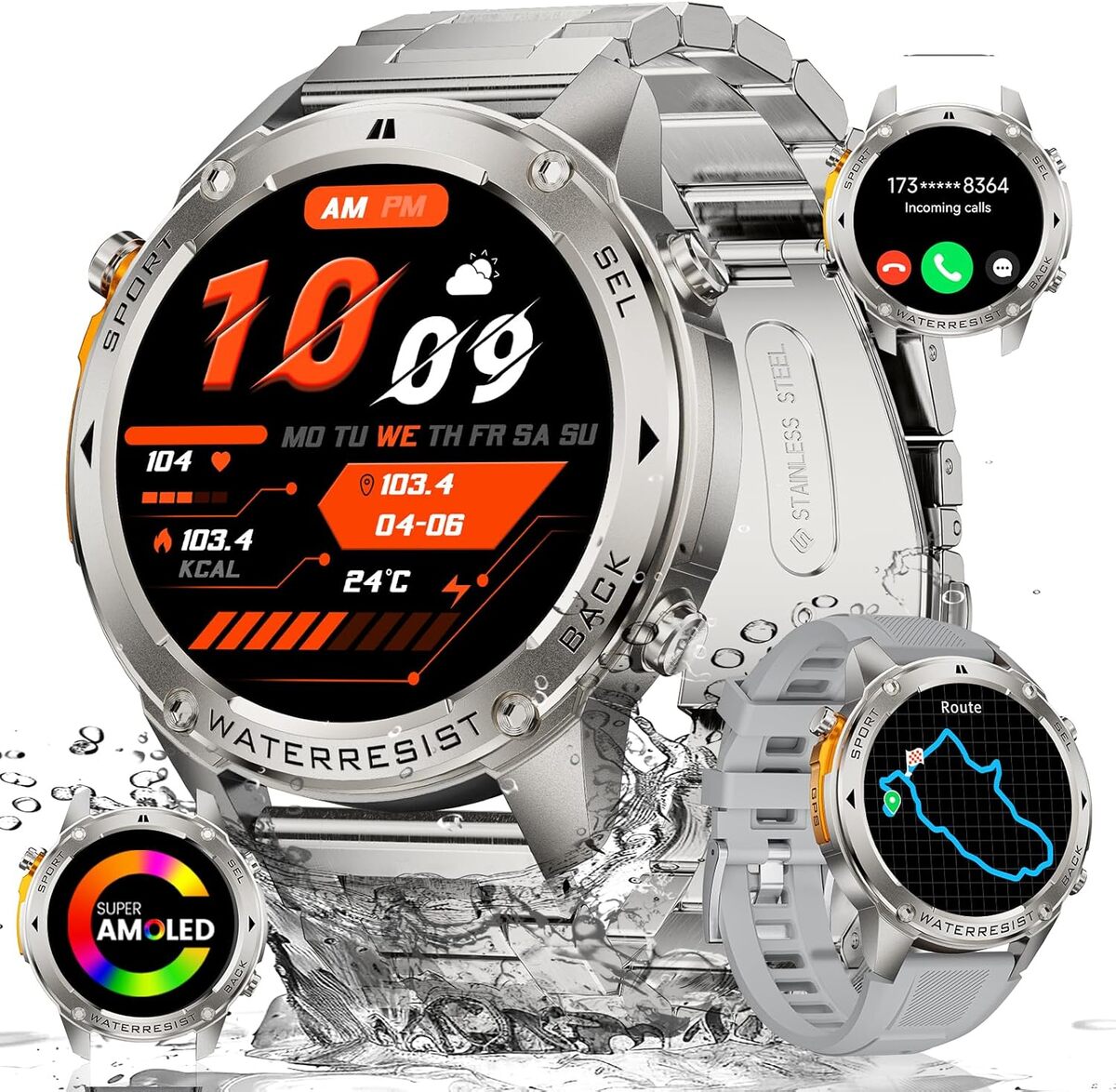 Test complet de la montre connectée homme LIGE GPS