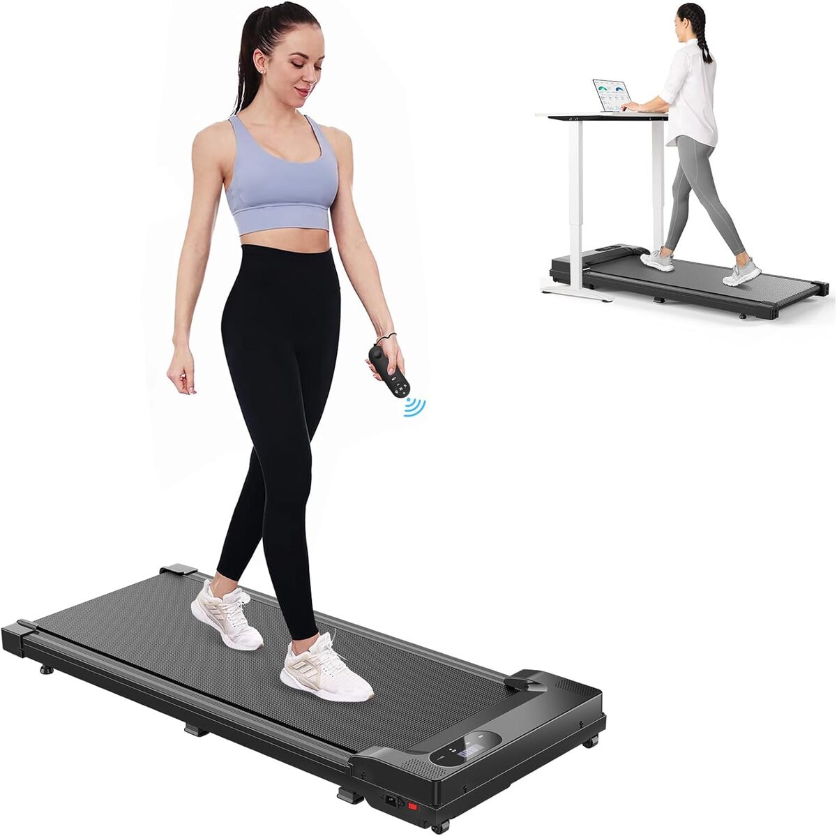 Test du tapis de course électrique avec télécommande et LED
