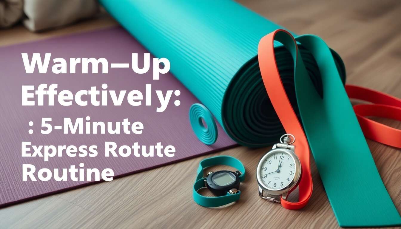 Échauffer efficacement : routine express en 5 minutes