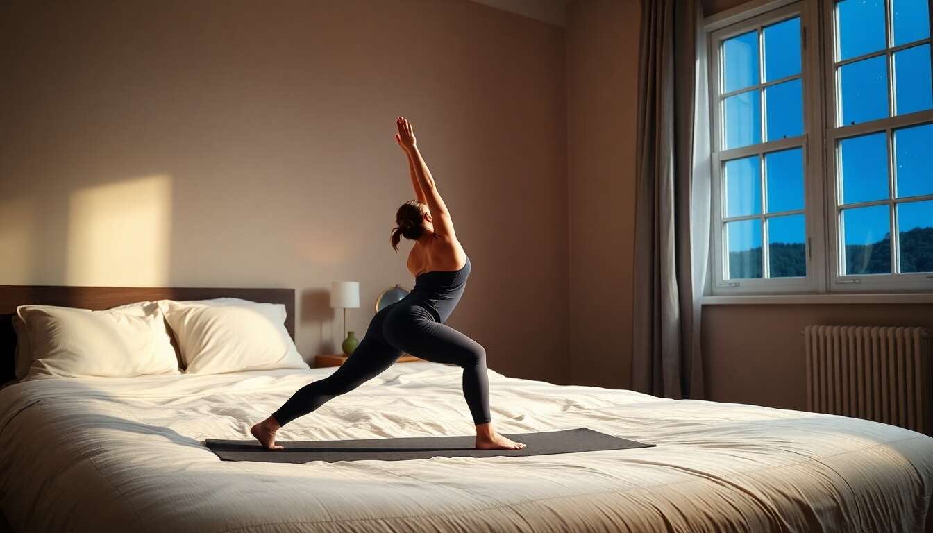 Yoga avant le coucher : impact positif sur le sommeil et la performance