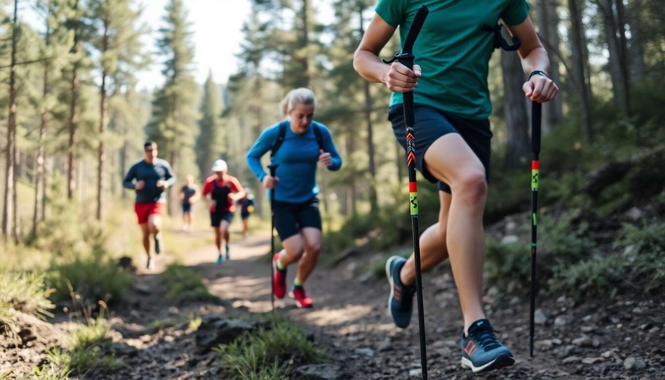 Sélection de bâtons de marche pour trail runners