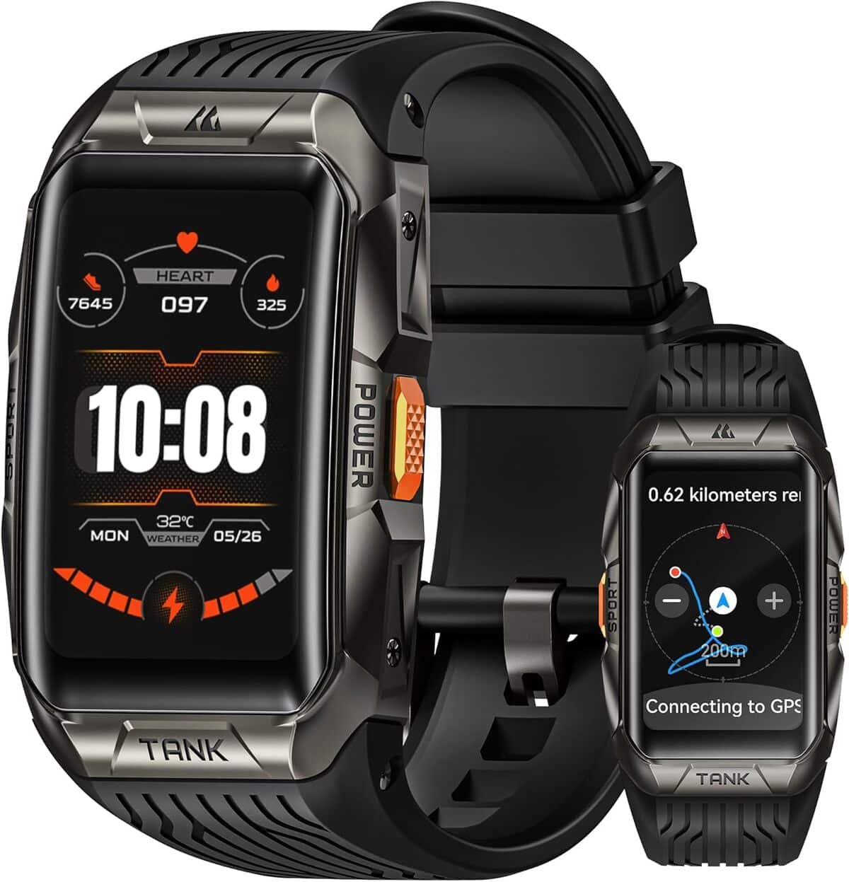 Test : kospet Tank X2 Ultra GPS, montre connectée militaire 50m étanche