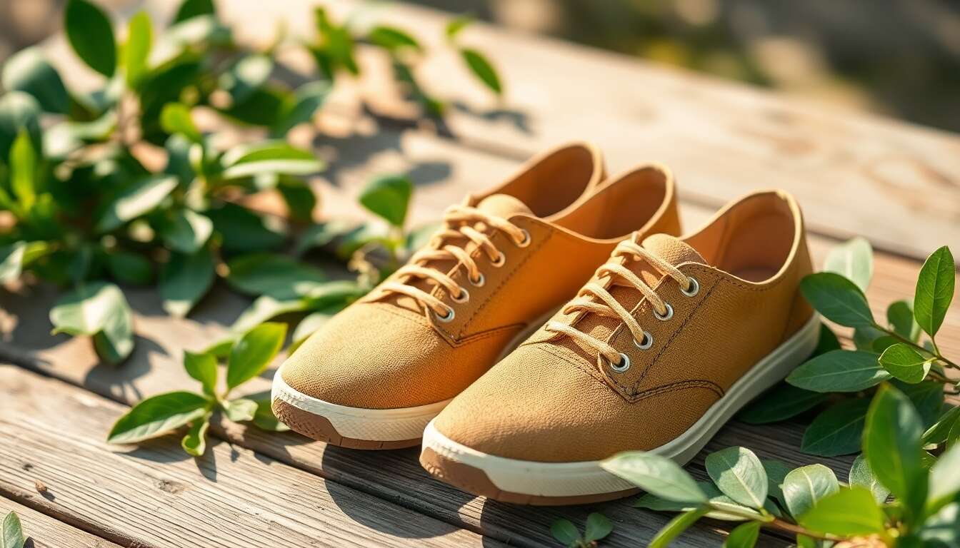 Chaussures écoresponsables pour un impact réduit