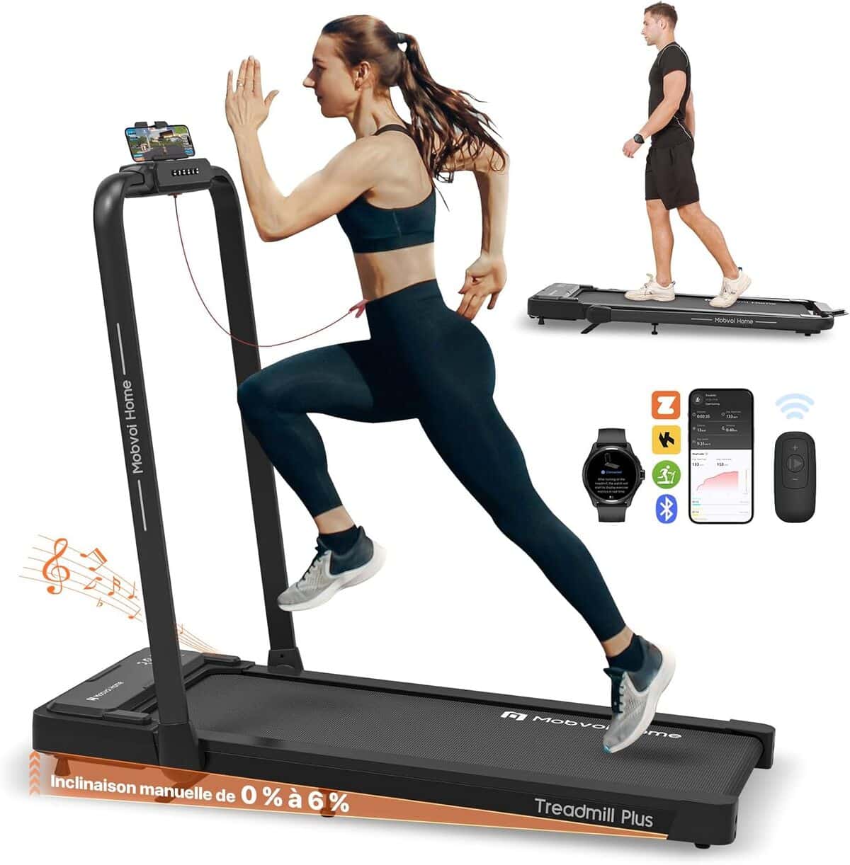 Test du tapis de course pliable Mobvoi Home 3 en 1