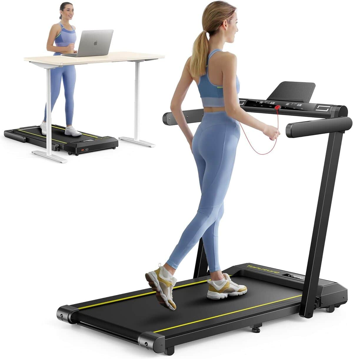 Test du Home Treadmill : tapis de course 2 en 1, puissant et pliable