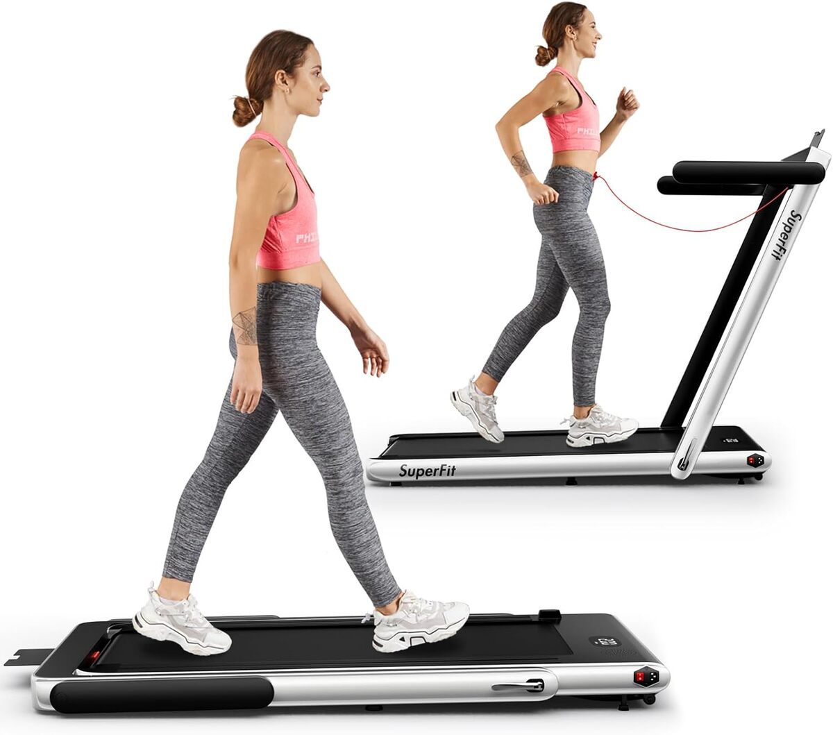 Test du tapis de course pliable Goplus : 2, 25 HP compact et performant