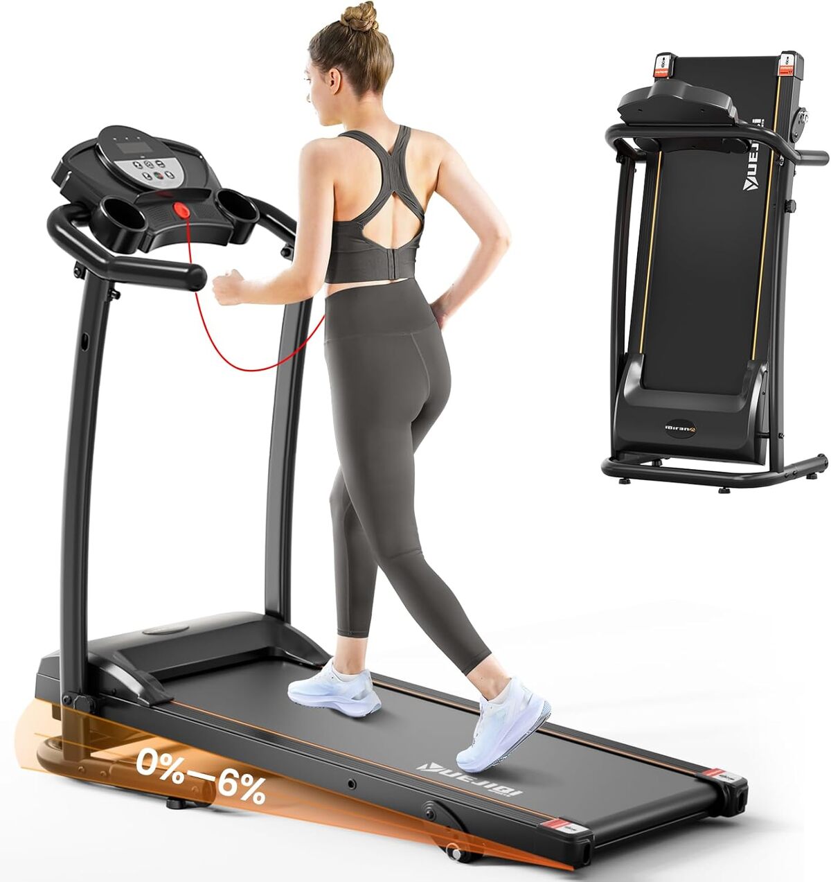 Test du tapis de course YUEJIQI 3, 0 HP pliable