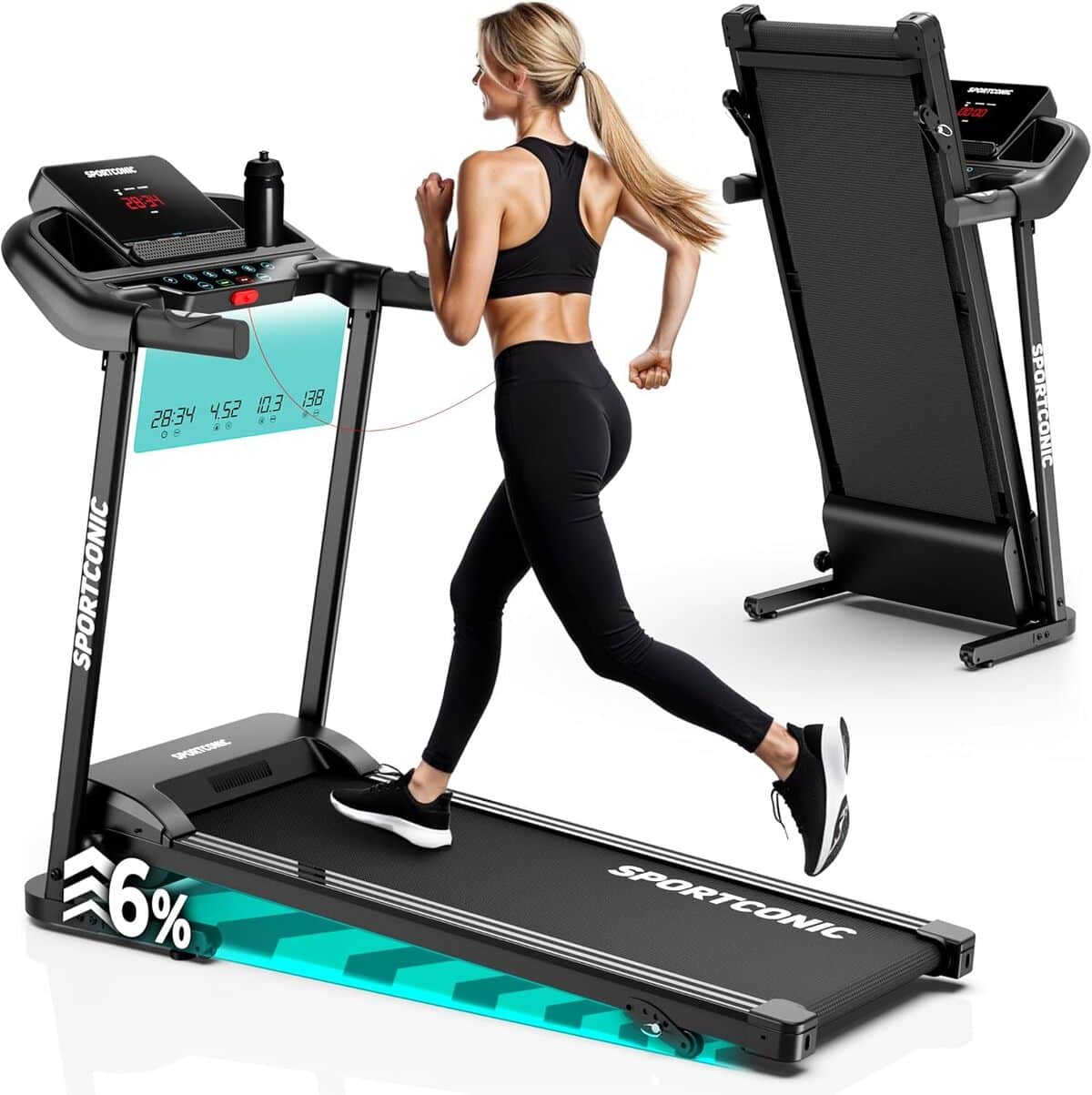 Test du tapis de marche Sportconic 1-12 km/h : performance et polyvalence