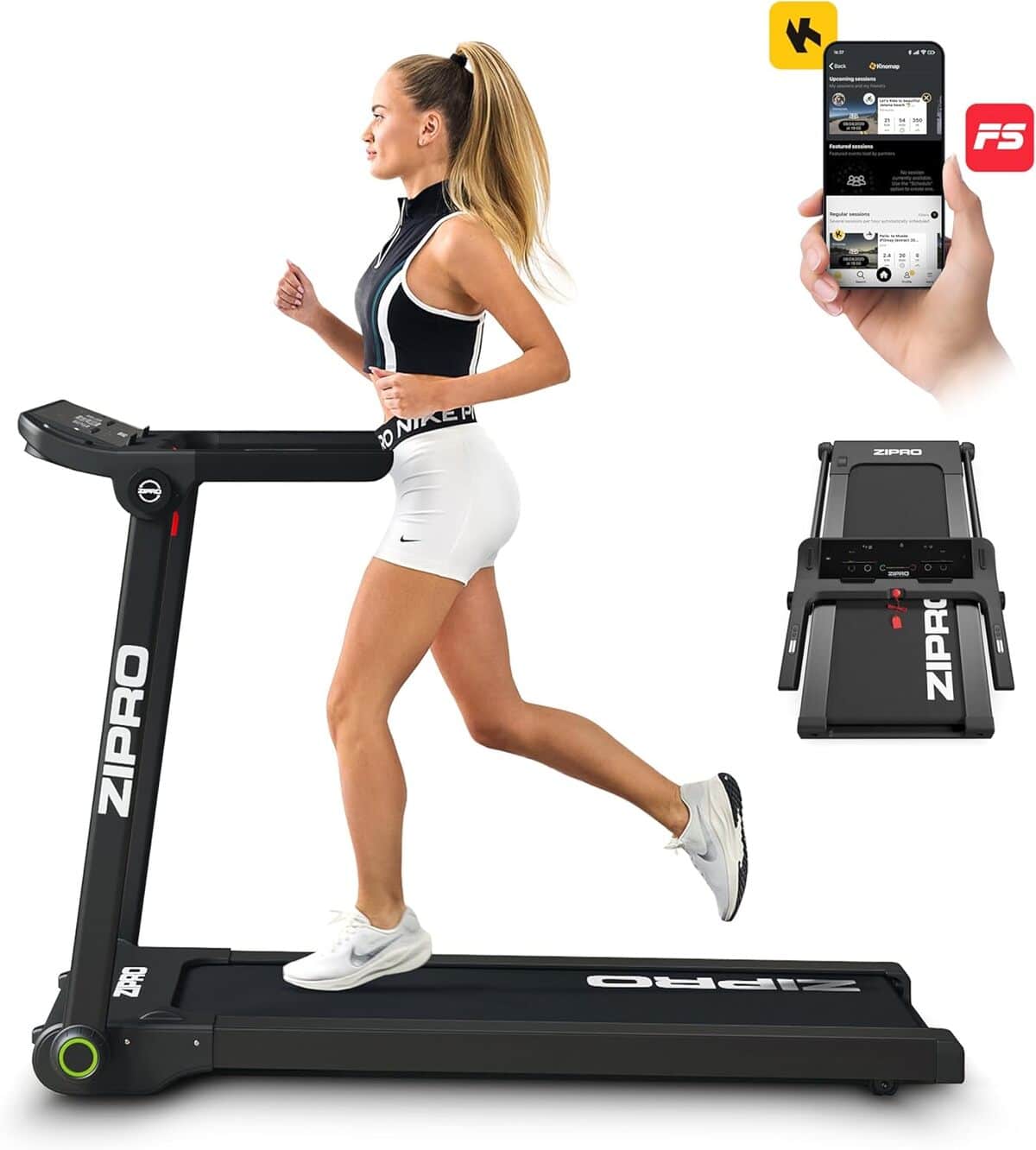 Test : zipro Pacto, le tapis de course pliable et puissant pour la maison