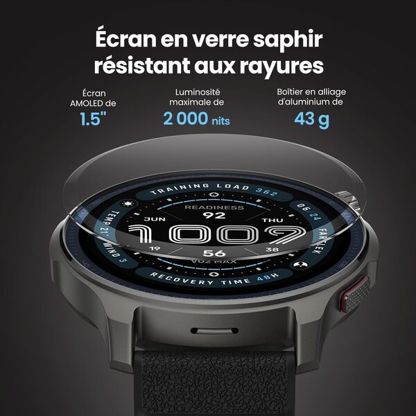 AMAZFIT Balance 2 Montre Connectée Homme 47mm, GPS, NFC, Écran AMOLED 1,5