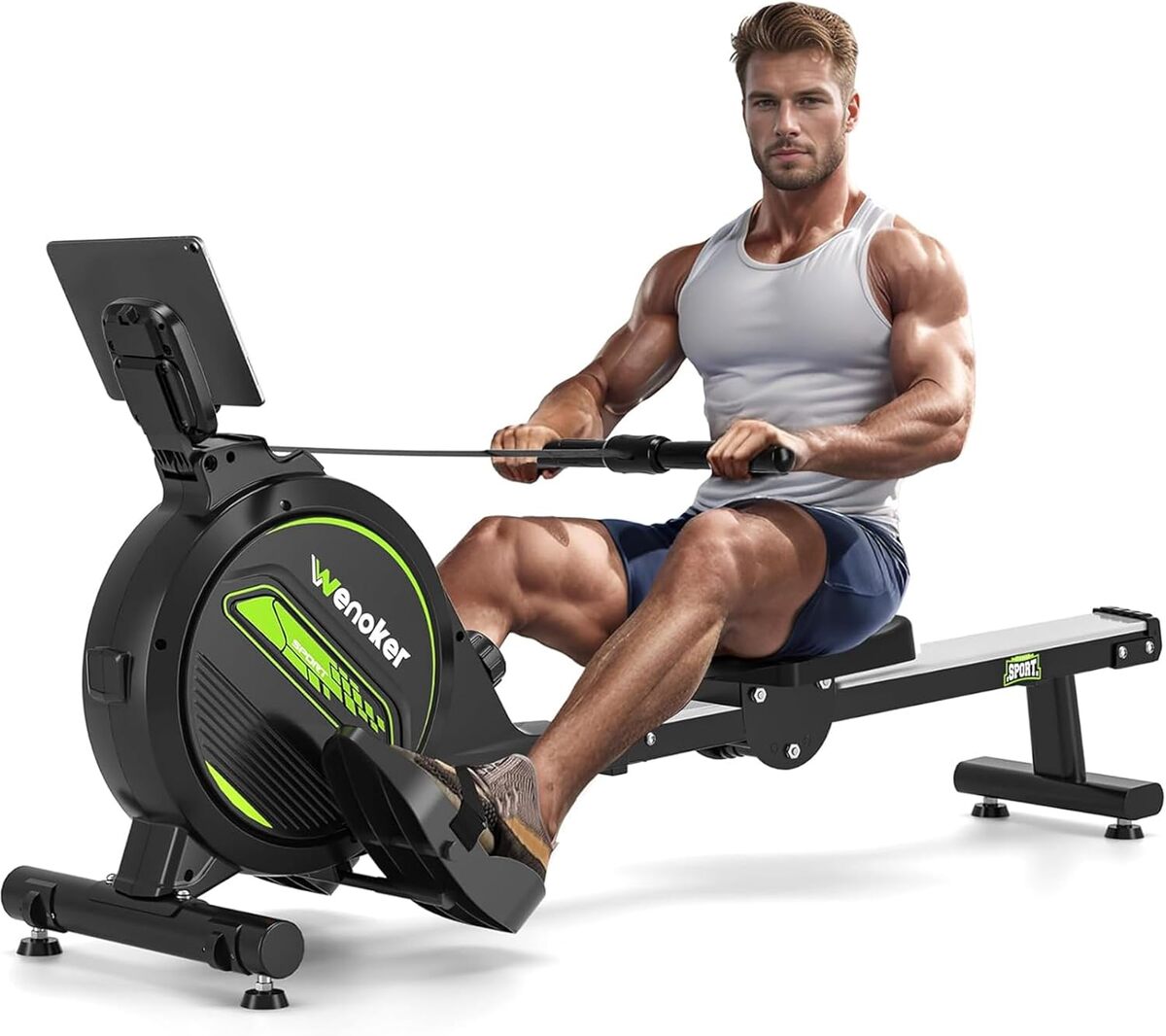 Test du rameur magnétique Wenoker pliable 160 kg : confort et silence