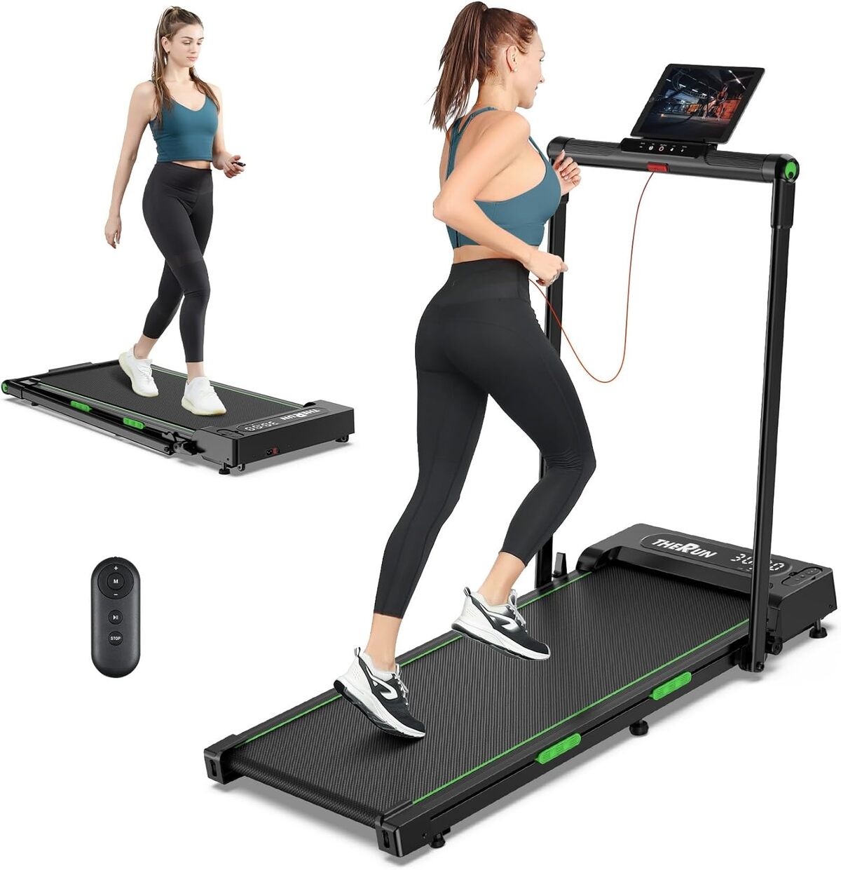 Test du tapis de course pliable 2 en 1 Treadmill