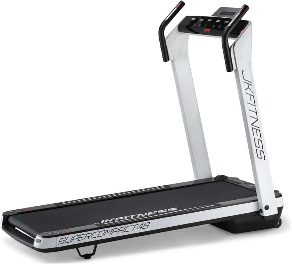 Test du tapis roulant JK Fitness Supercompact 48 : gain de place assuré