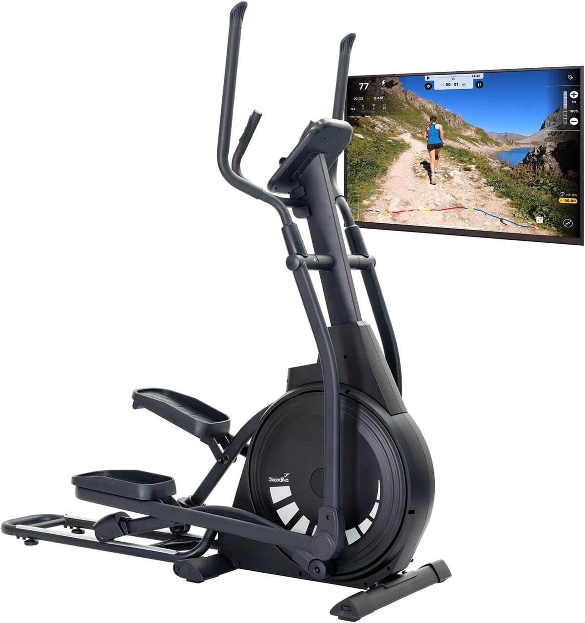 Test du vélo elliptique Skandika Carbon P23 : performances et endurance