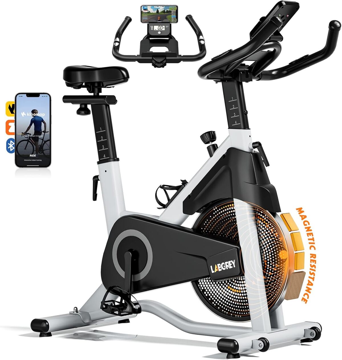 Test : lABGREY vélo d'appartement silencieux et réglable