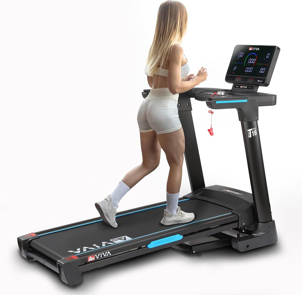 Test : tapis de course AsVIVA T16 Bluetooth avec inclinaison électrique