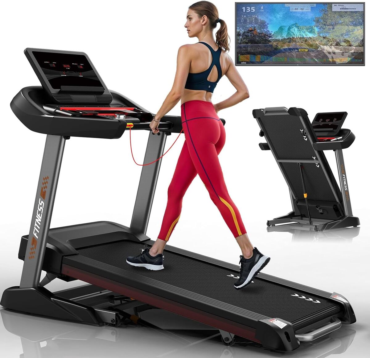 Test : tapis de course VOWVIT T500 et T800, performance et pliabilité