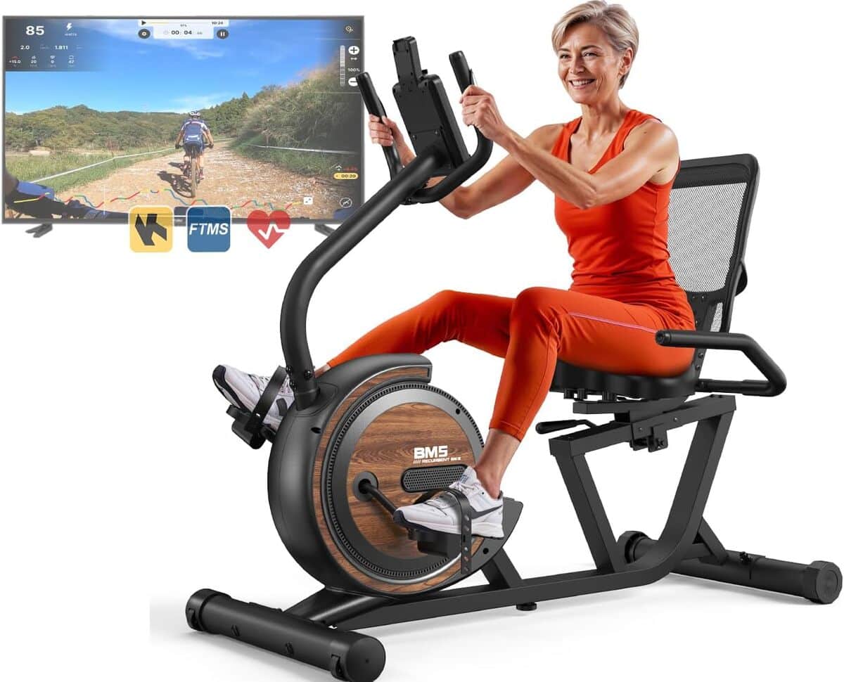 Test : vélo d'appartement couché confort ultime capacité 150 kg