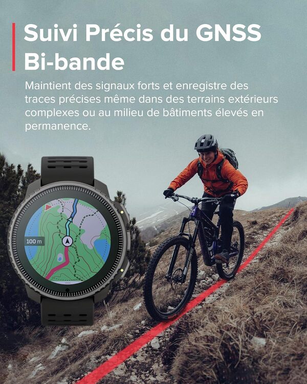 SUUNTO Vertical Montre Connectée Sport Homme, 95+ Sports, Tracker d'Activités GPS, Smartwatch Intelligent Soins de Santé 24/7, Cardiofréquencemètre, Altimètre, Baromètre, Chargement Solaire Optionnel