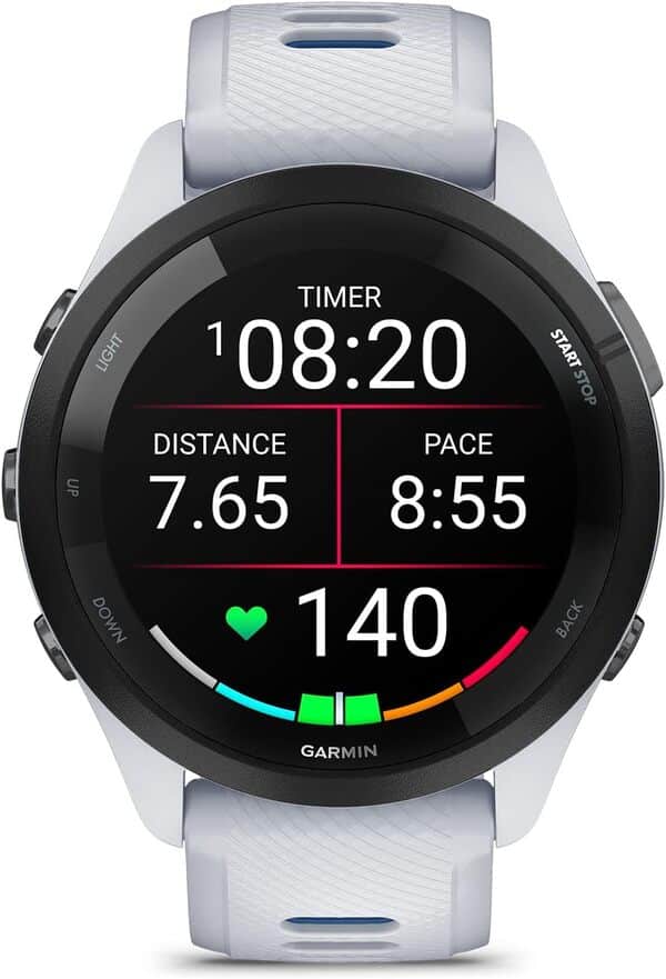 Garmin Forerunner 265, Weiß/Blau