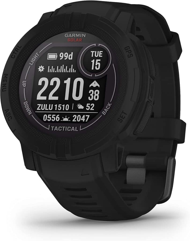 Test de la Garmin Instinct 2 Solar Tactical : montre GPS solaire robuste