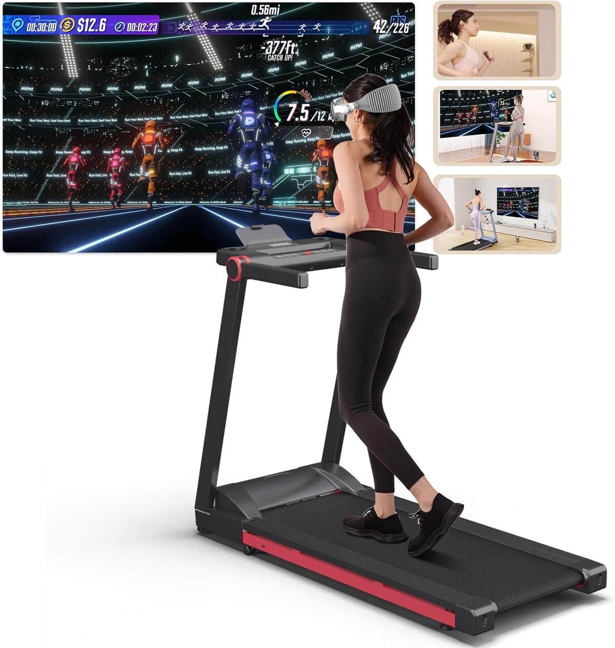 Test du tapis de course Lacuffy Raceable : performance et innovation