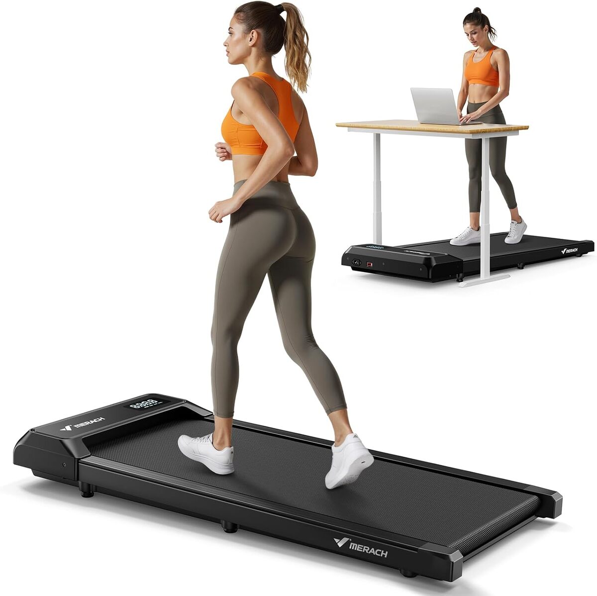 Test du tapis de marche Merach 3 en 1 : compact et puissant