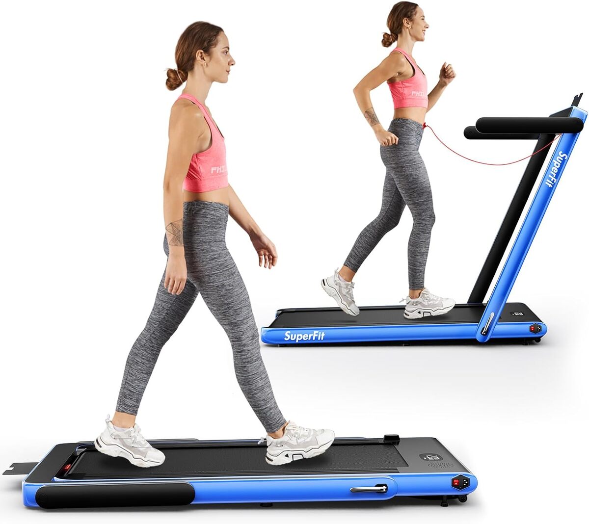 Test : goplus Superfit 2, 25 HP, marcheur pliable pour bureau