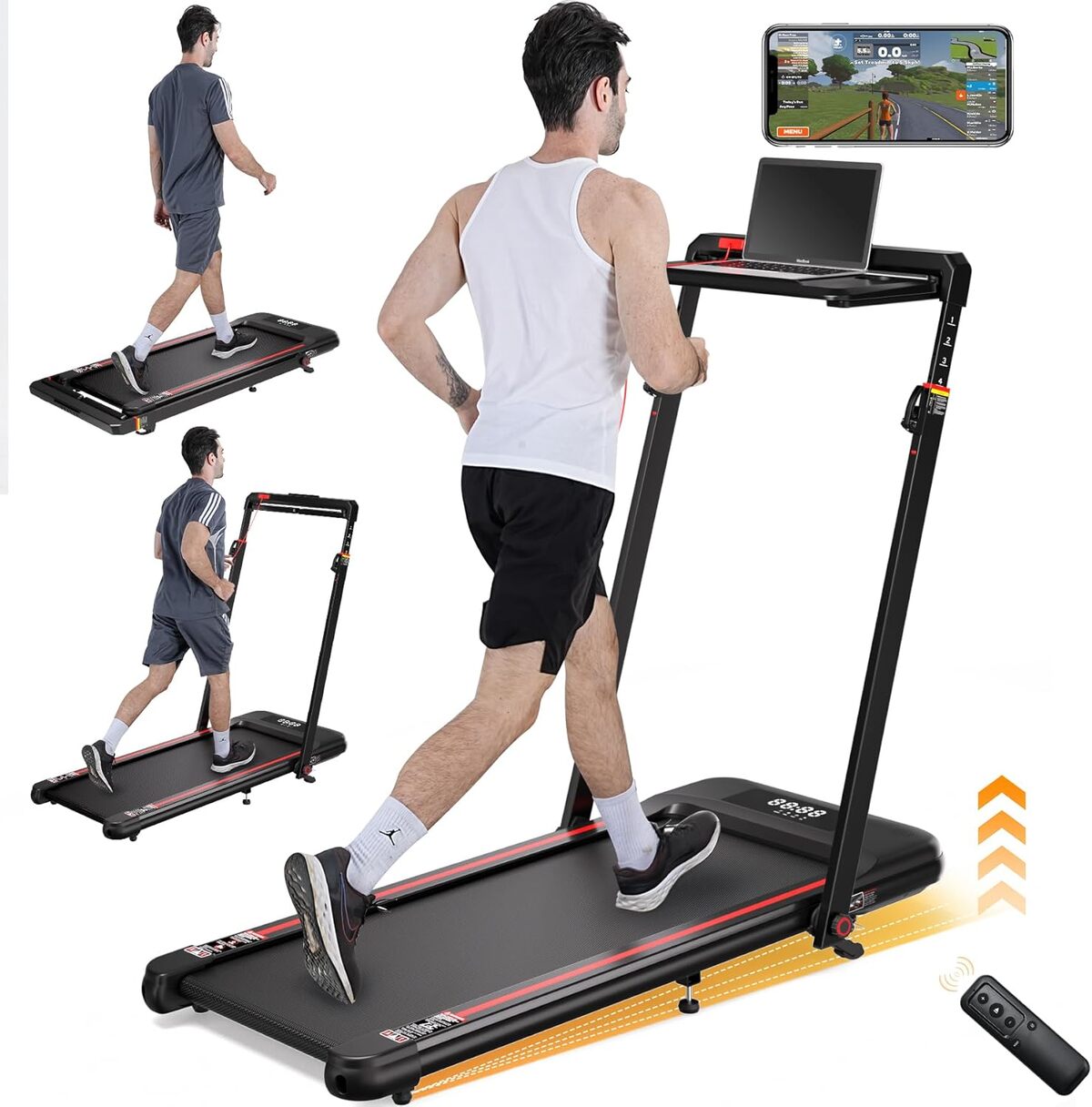 Test : tapis HiFast 3, 0 HP pliable avec inclinaison pour bureau