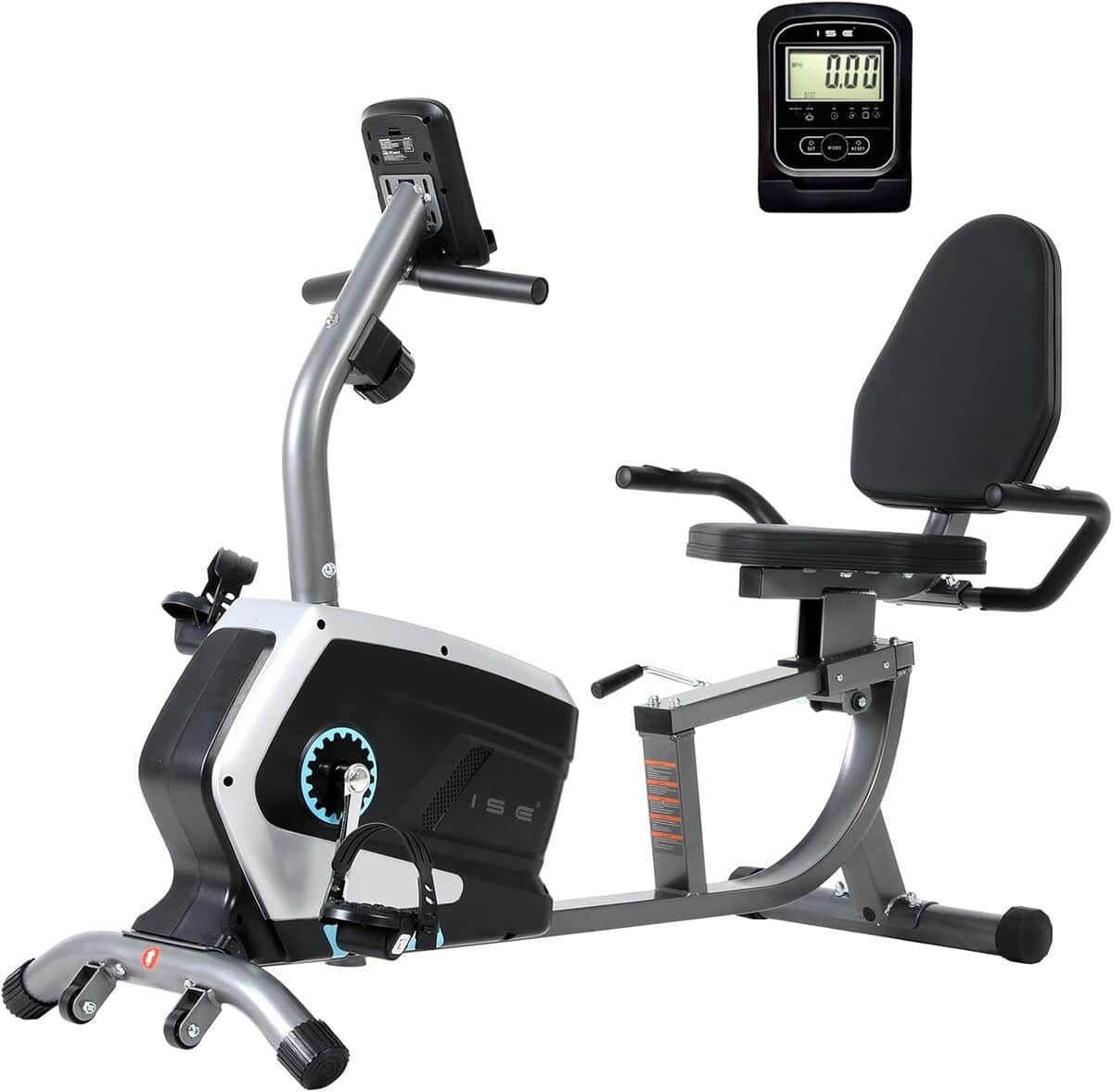 Test : vélo d'appartement ISE semi-allongé magnétique à 8 niveaux