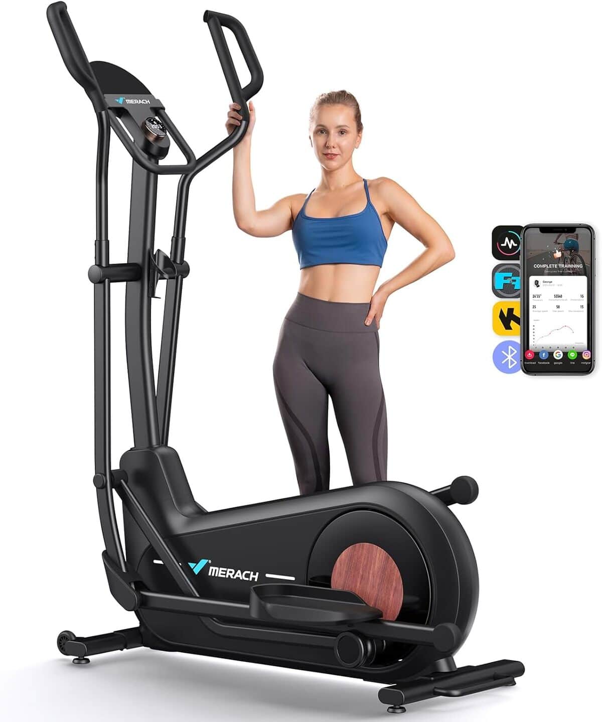 Test : vélo elliptique Merach écologique, ultra silencieux et robuste