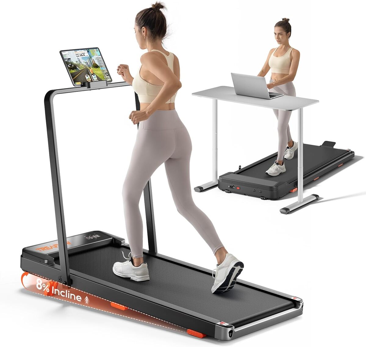 Test du tapis de marche Treaflow 2, 5 CV : inclinaison et pliable