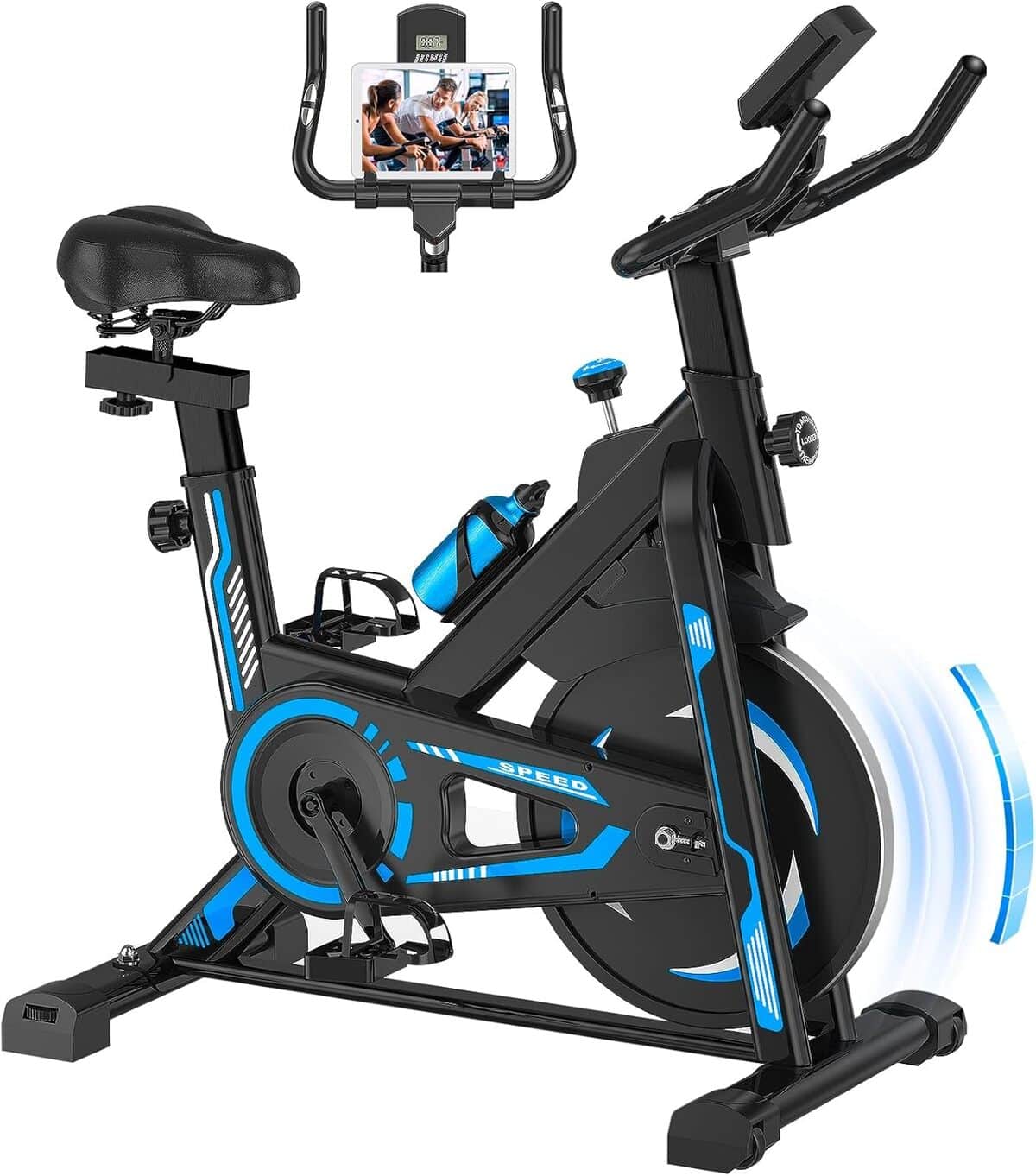 Test du vélo d'appartement magnétique silence de Healfith : entraînement personnalisé à domicile