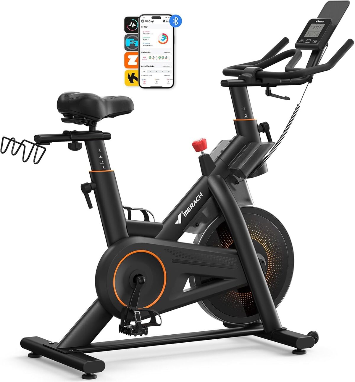 Test du vélo d'appartement Merach : performance silencieuse et confort innovant