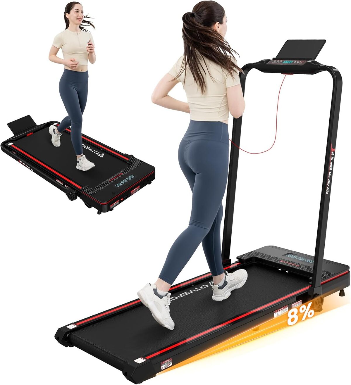 Test : tapis de course pliable CITYSPORTS, pratique et compact