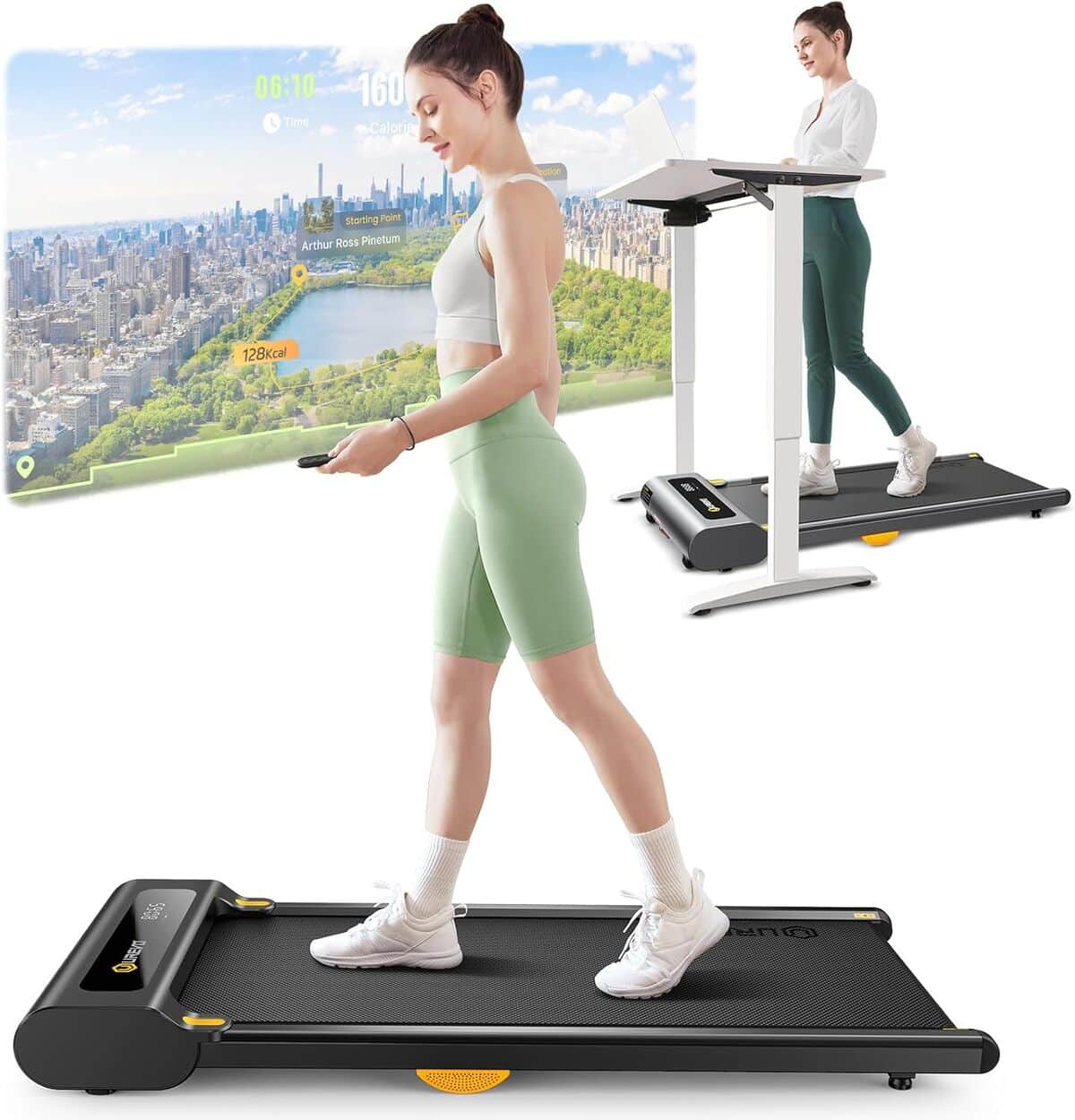 Test : uREVO tapis de marche compact et silencieux pour maison et bureau