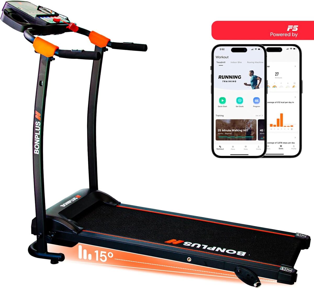 Test Bonplus BP : tapis de course pliable performant