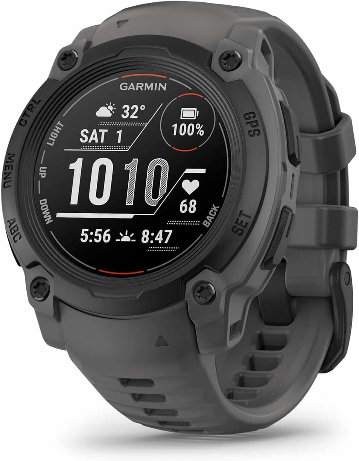 Test de la Garmin Instinct E : montre GPS robuste, connectée 40 mm Noir/Gris