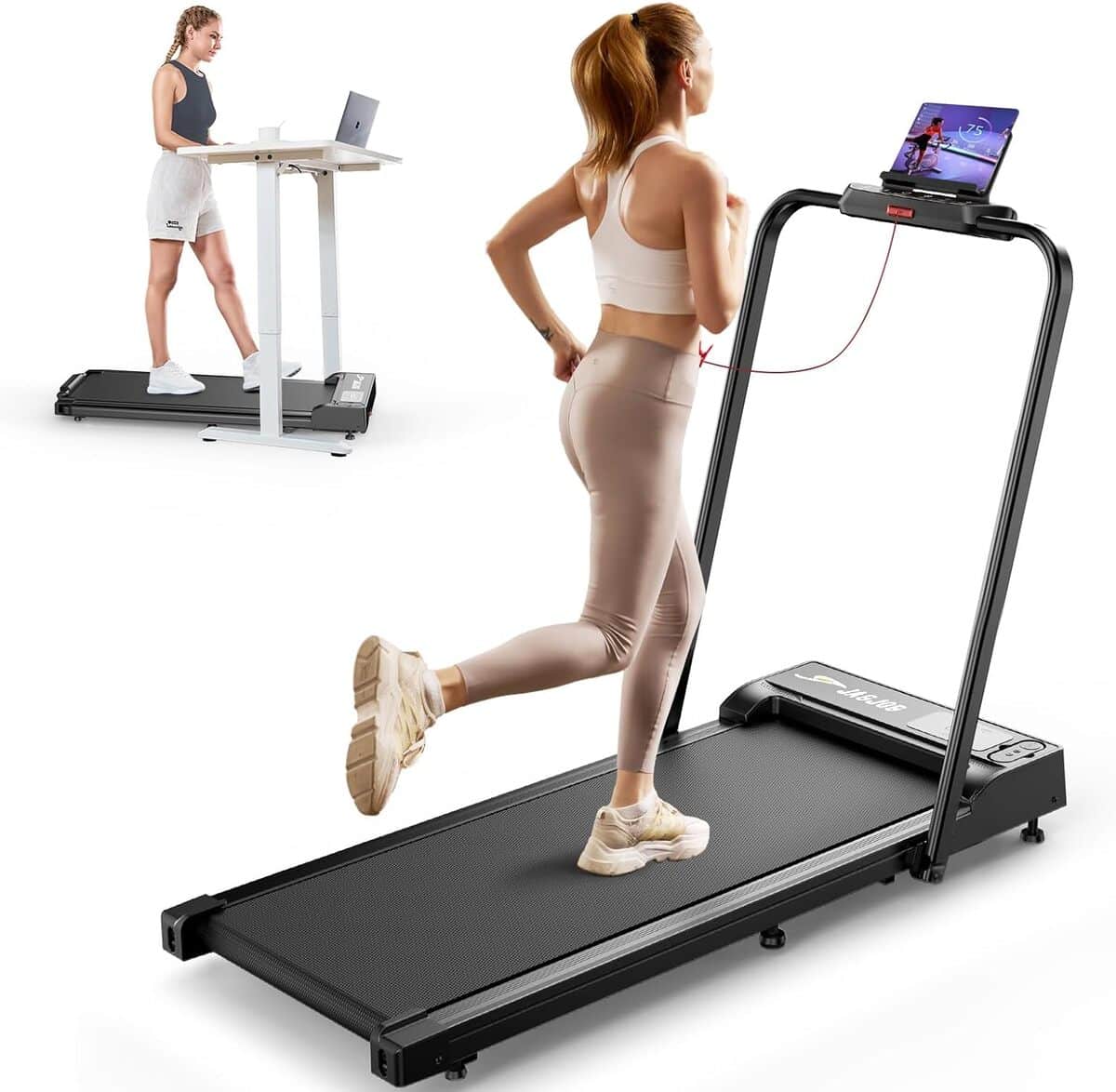 Test : tapis de course pliable 2 en 1 10 km/h avec commandes à distance