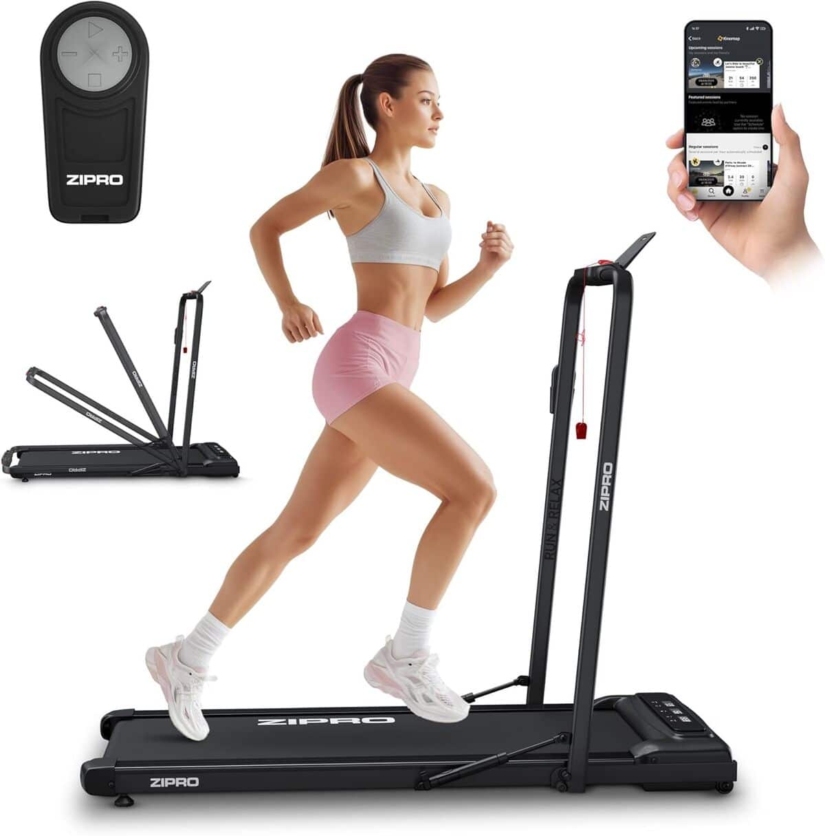 Test : tapis de course pliable Zipro Newlite, compact et silencieux
