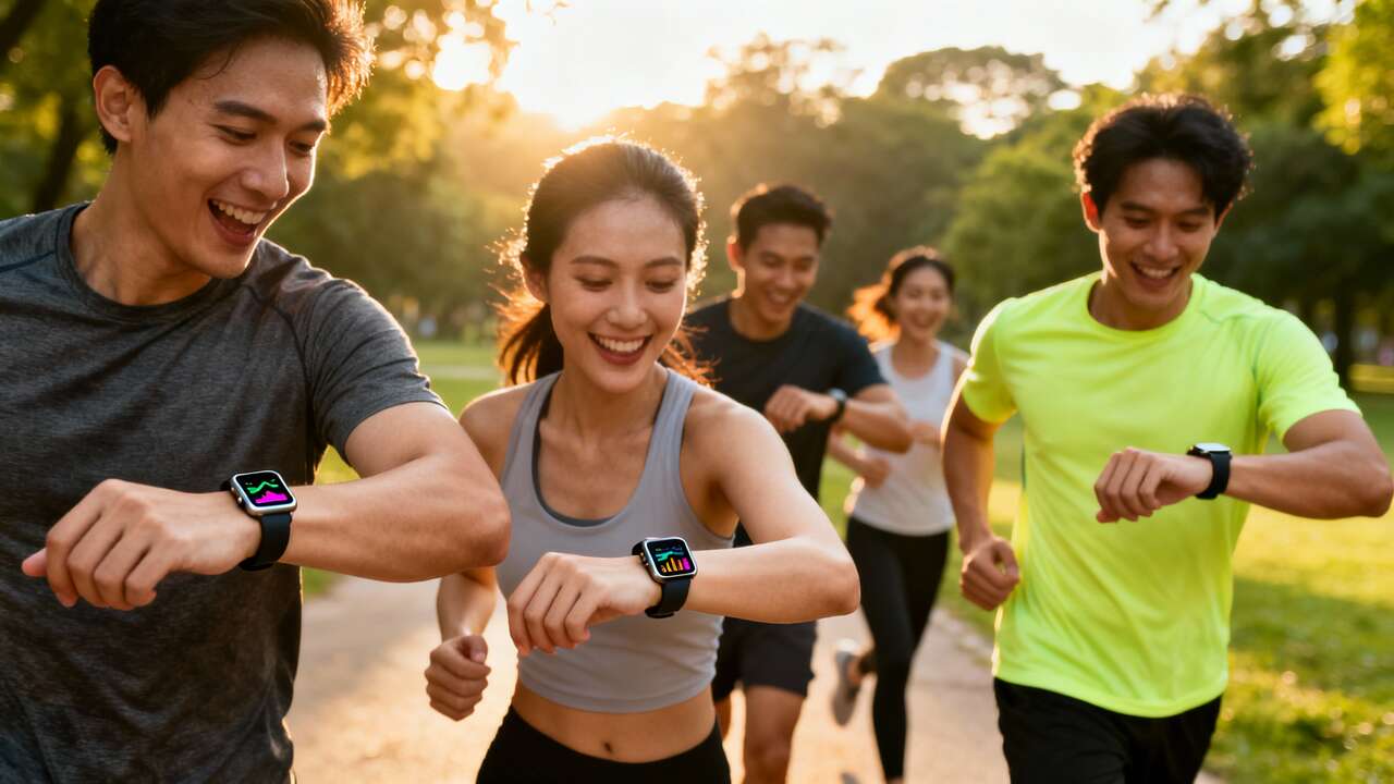Utilisation des montres connectées pour suivre son rythme