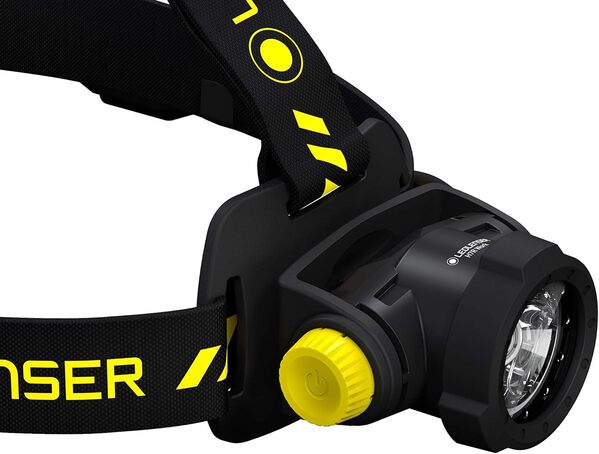 Ledlenser Lampe Frontale LED H7R Work Solide, Rechargeable Batterie Lithium, étanche IP67, 1000 lumens, IRC élevé, Variable en continu, portée de 250m, câble de Charge USB aimanté [Classe énergétique A]