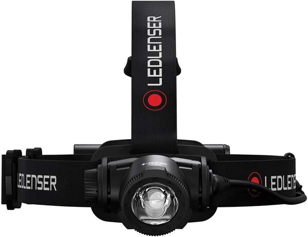 Ledlenser Lampe Frontale LED H7R Core, 1200 lumens, Rechargeable Batterie Lithium, étanche IP67, Variable en continu, Constant Light, portée de 260m, câble de Charge USB aimanté [Classe énergétique B]