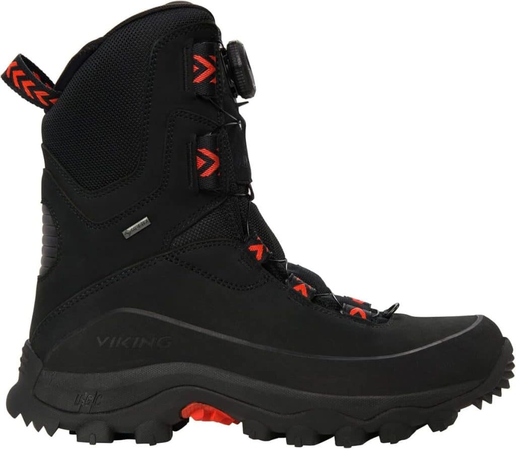 Test des chaussures de marche Viking Villrein High GTX Boa, noir/rouge, 42 EU