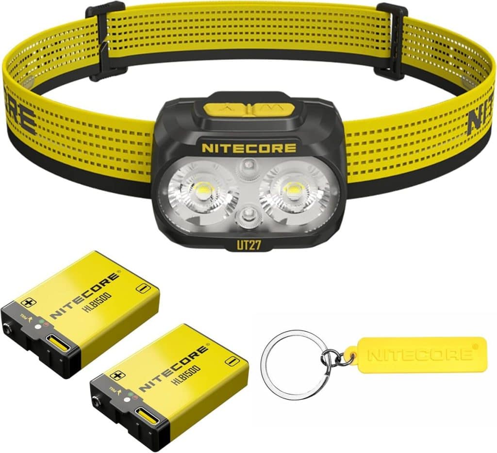 Test de la lampe frontale légère Nitecore UT27 MCT Pro